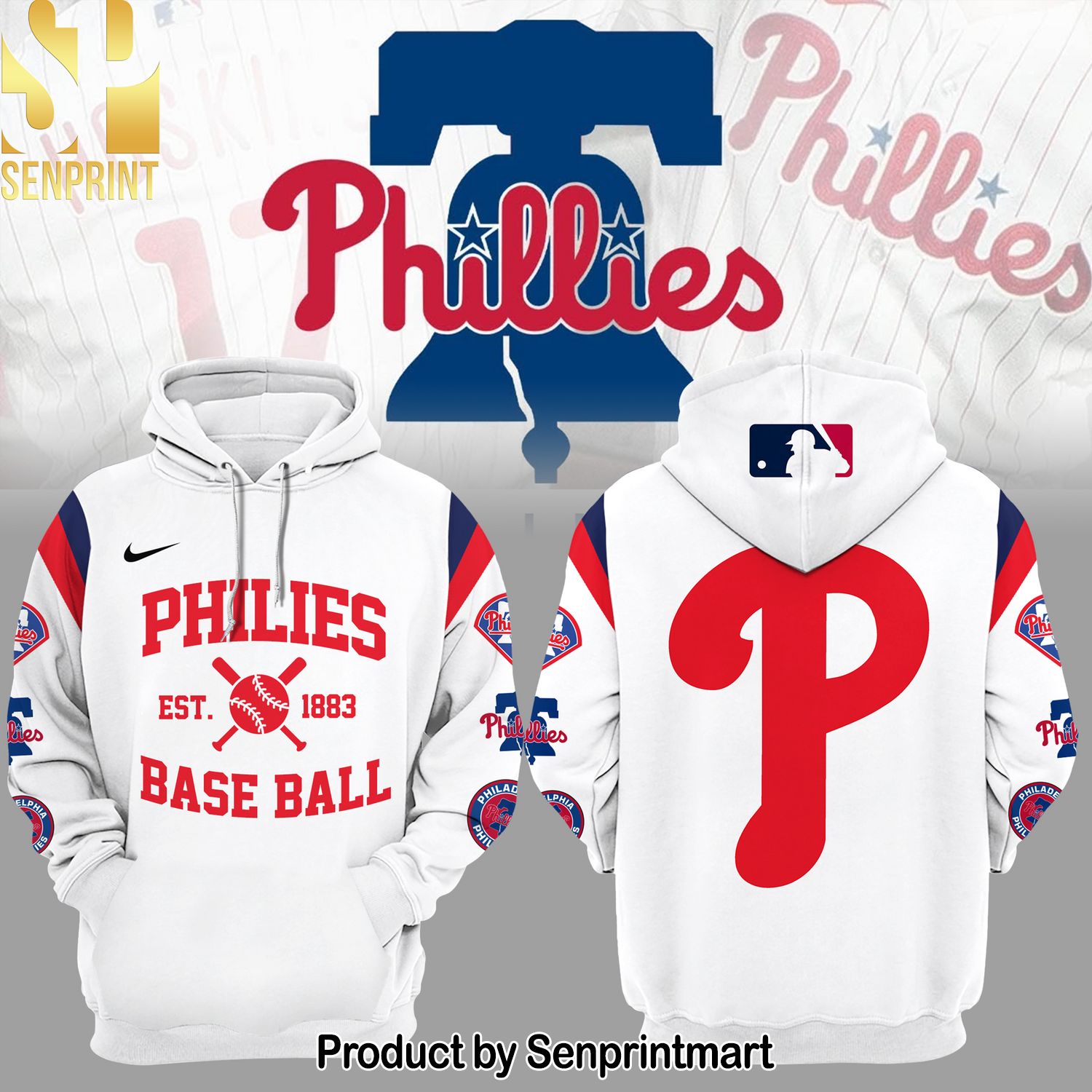 Limited Philadelphia Phillies White Hot Outfit All Over Print Shirt