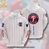 MLB Philadelphia Phillies 3D red line white 3D All Over Print Shirt