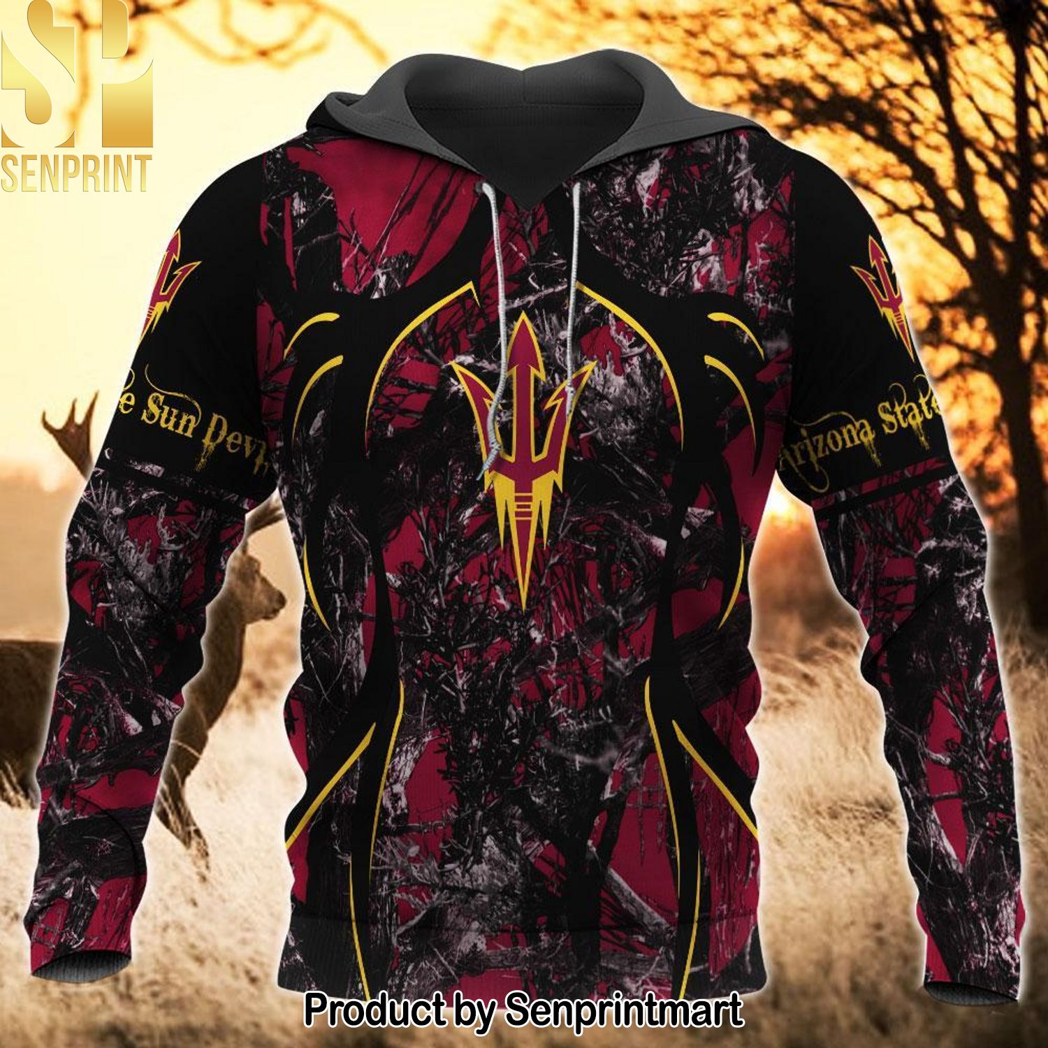 NCAA Arizona State Sun Devils Hot Fashion 3D Shirt