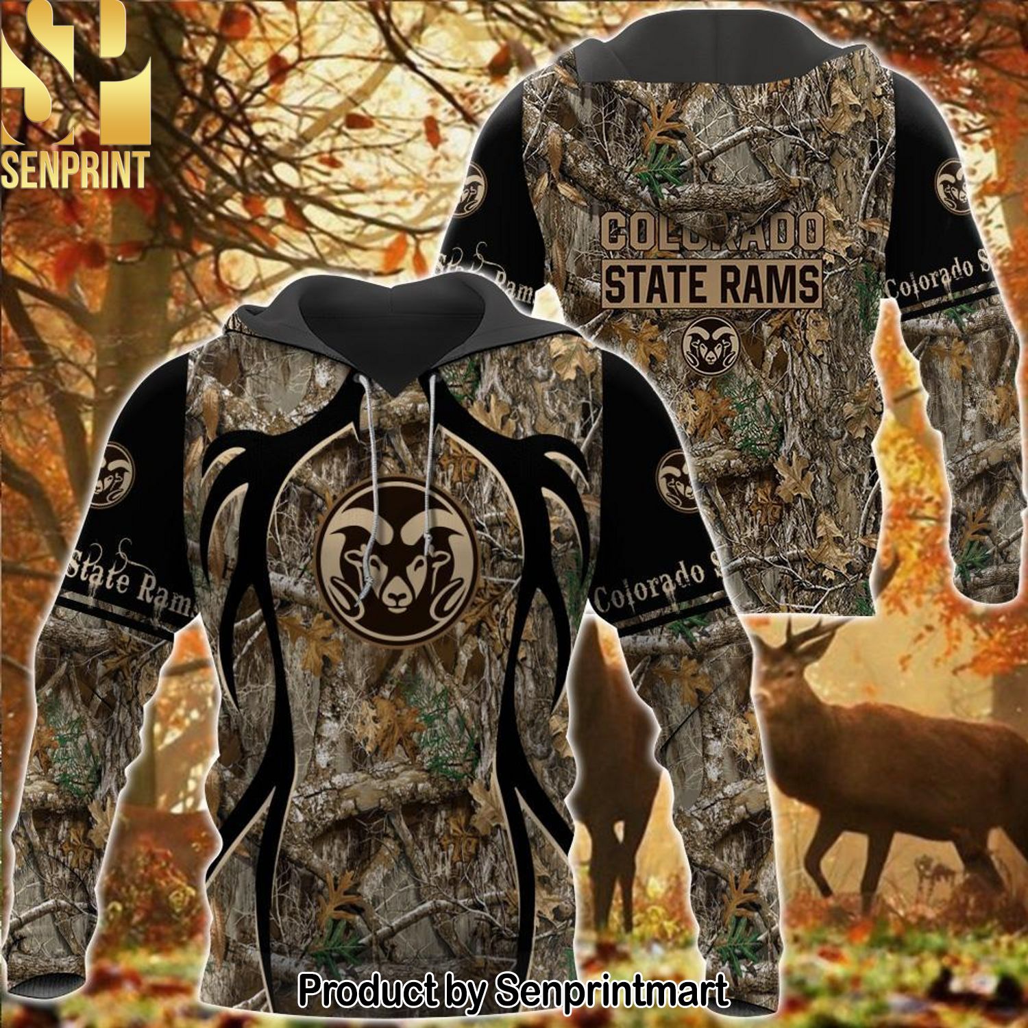 NCAA Colorado State Rams Classic Full Print Shirt