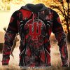 NCAA Indiana Hoosiers Personalized Your Name Hunting Camo Style 3D Full Print Shirt