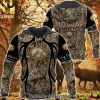 NCAA Indiana Hoosiers Personalized Your Name Hunting Camo Style 3D Full Print Shirt