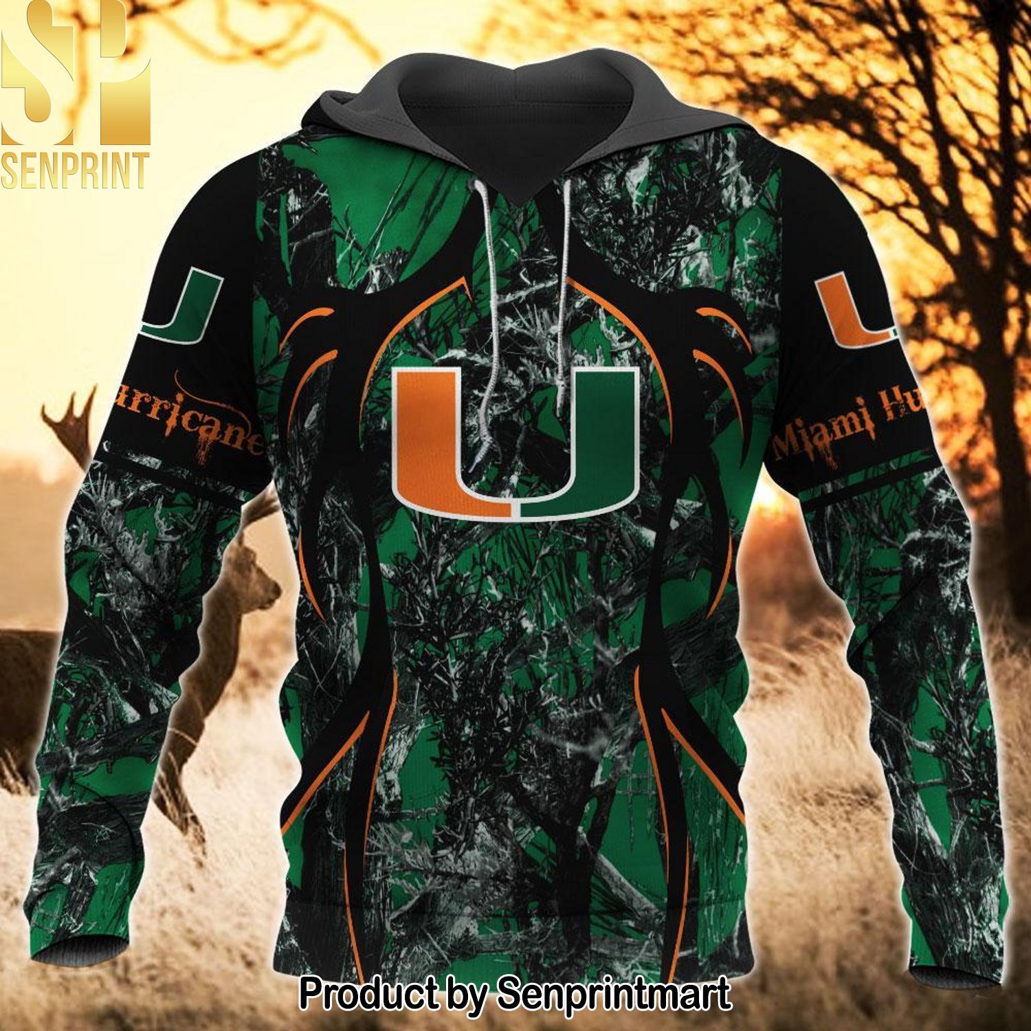 NCAA Miami Hurricanes Best Combo 3D Shirt