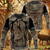 NCAA Wyoming Cowboys Zipper Camo Hunting Classic Full Printed Shirt
