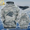 Personalized Your Name NFL Carolina Panthers US Navy NWU Camouflage New Outfit Shirt