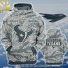 Personalized Your Name NFL Houston Texans US Navy NWU Camouflage 3D All Over Print Shirt