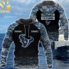 Personalized Your Name NFL Houston Texans US Navy NWU Camouflage 3D Full Printed Shirt