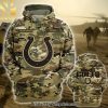 Personalized Your Name NFL Indianapolis Colts US Air Force ABU Camouflage 3D Full Printing Shirt