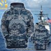 Personalized Your Name NFL Los Angeles Chargers US Navy NWU Camouflage Full Print Classic Shirt