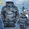 Personalized Your Name NFL Minnesota Vikings US Navy NWU Camouflage New Outfit Full Printed Shirt