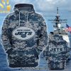 Personalized Your Name NFL New York Jets US Navy NWU Camouflage New Outfit Shirt