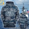 Personalized Your Name NFL San Francisco ers US Navy NWU Camouflage Classic Full Printed Shirt