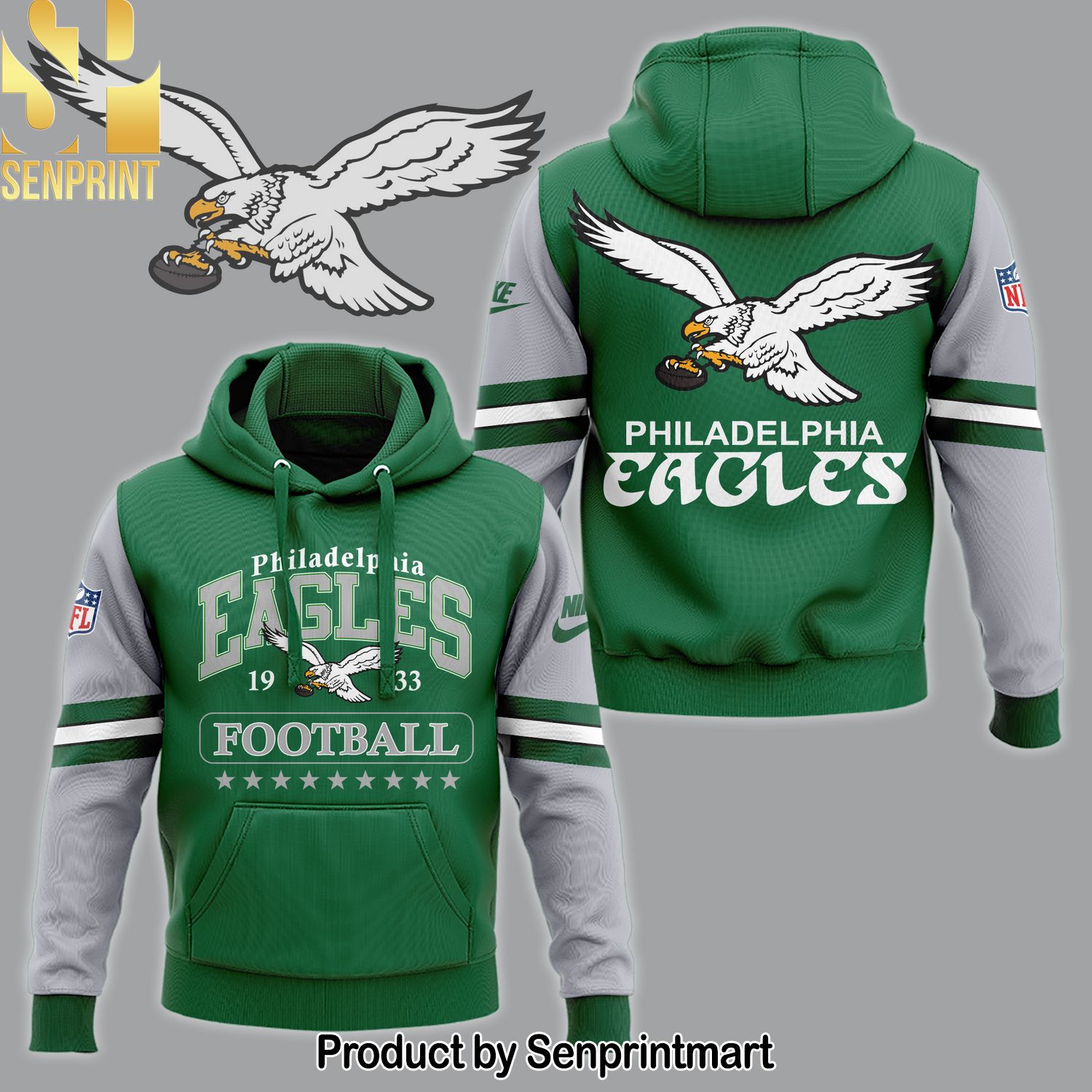 Philadelphia Eagles Classic All Over Printed Shirt