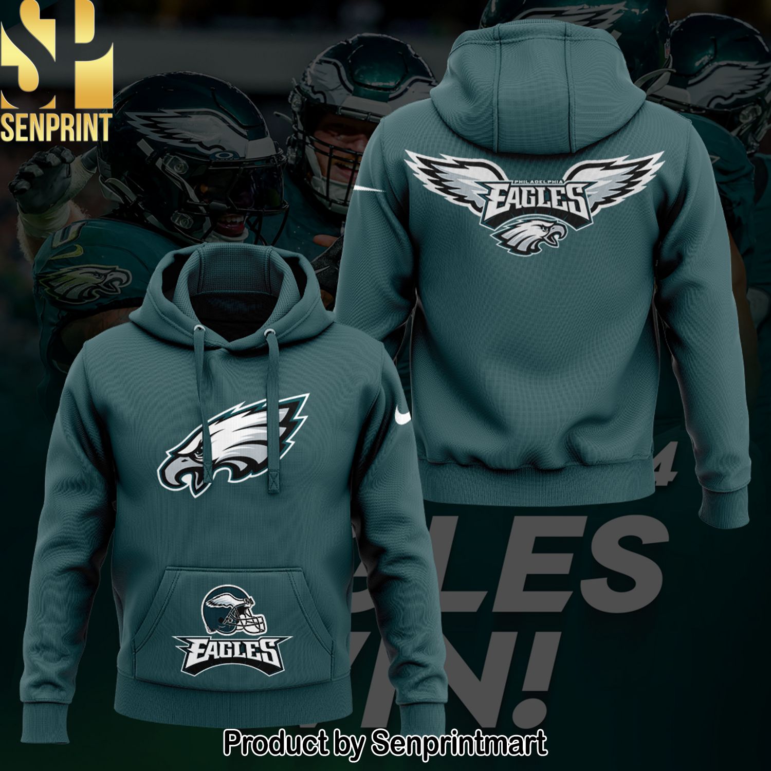 Philadelphia Eagles Football team 3D Shirt