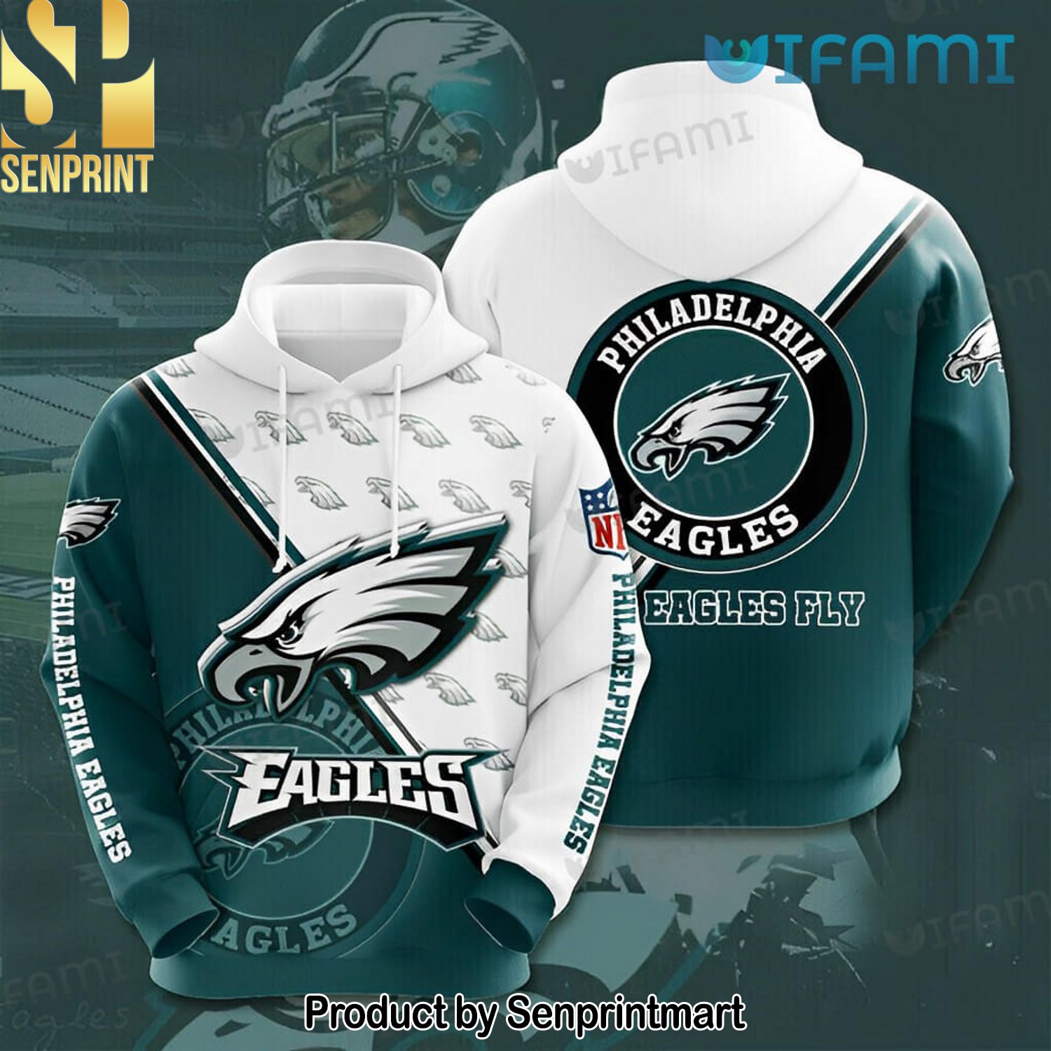 Philadelphia Eagles Football team Full Print Shirt