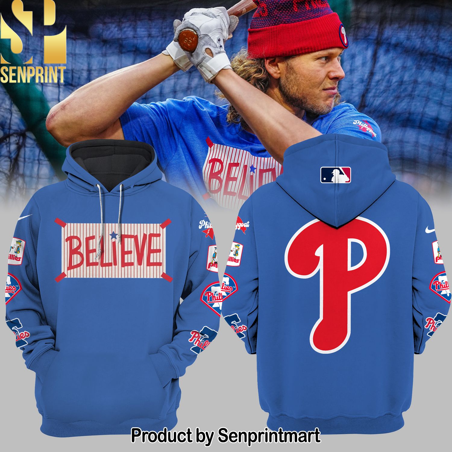 Philadelphia Phillies Believe Street Style All Over Print Shirt