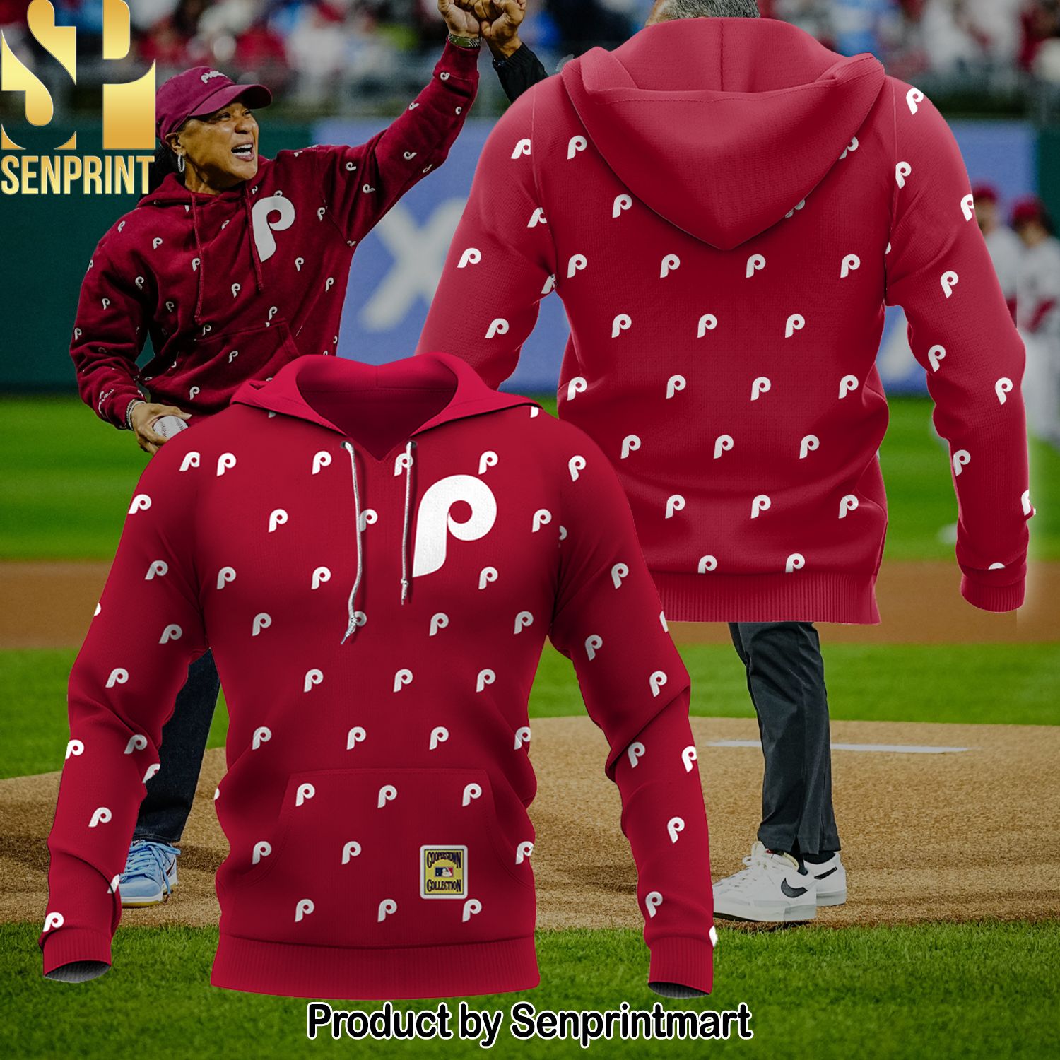 Philadelphia Phillies Full Printed 3D Shirt