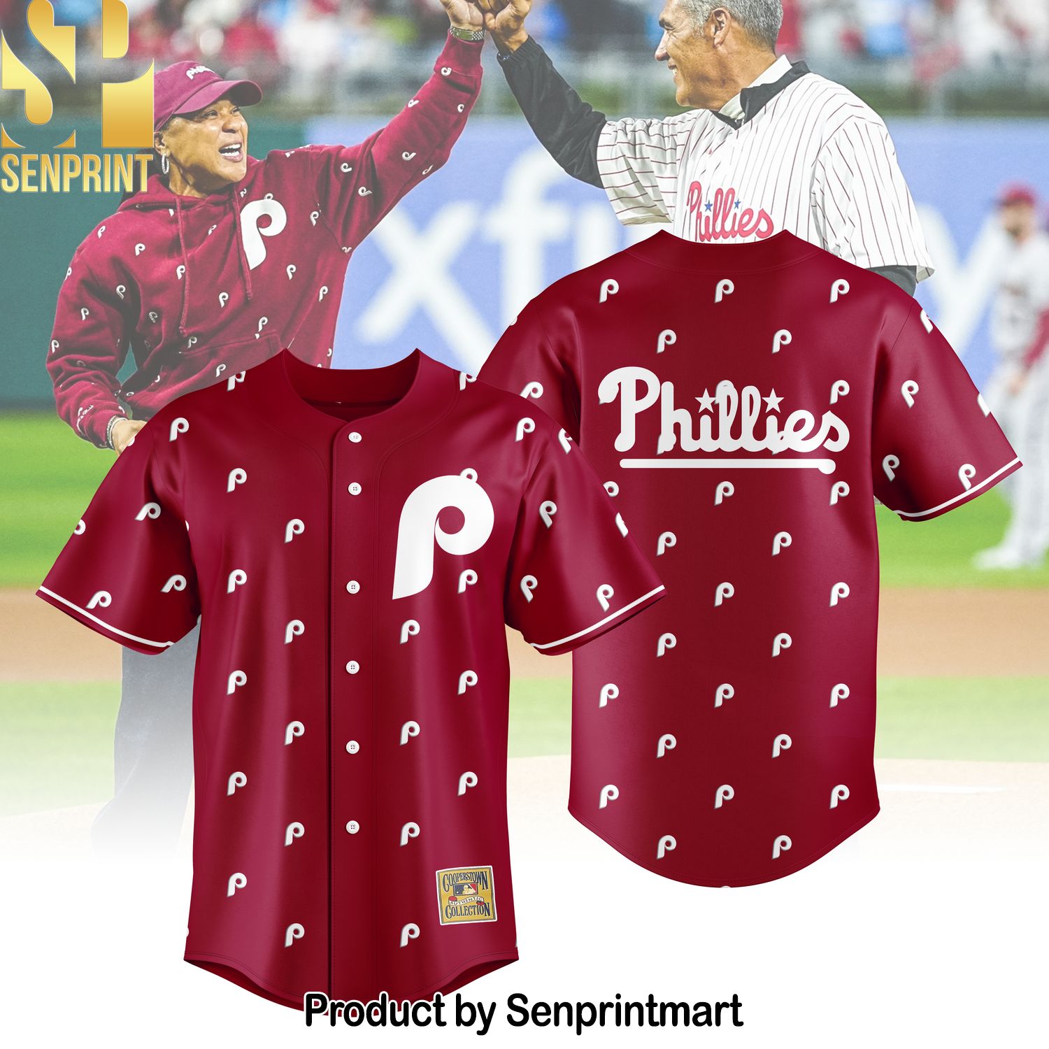 Philadelphia Phillies Full Printed Classic Shirt