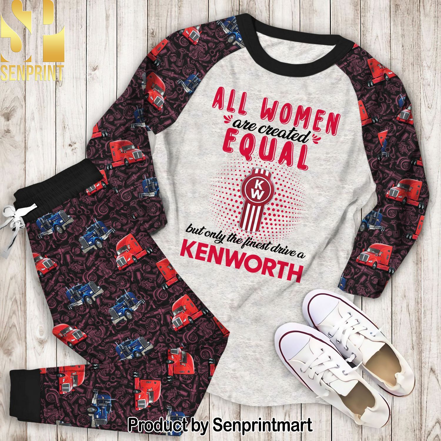 All Women Are Created Equal, But Only The Finest Drive A Kenworth Classic Pajamas Set