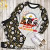 Happy Halloween Thanksgiving Christmas Grinch Pittsburgh Steelers Unisex Pajamas Set