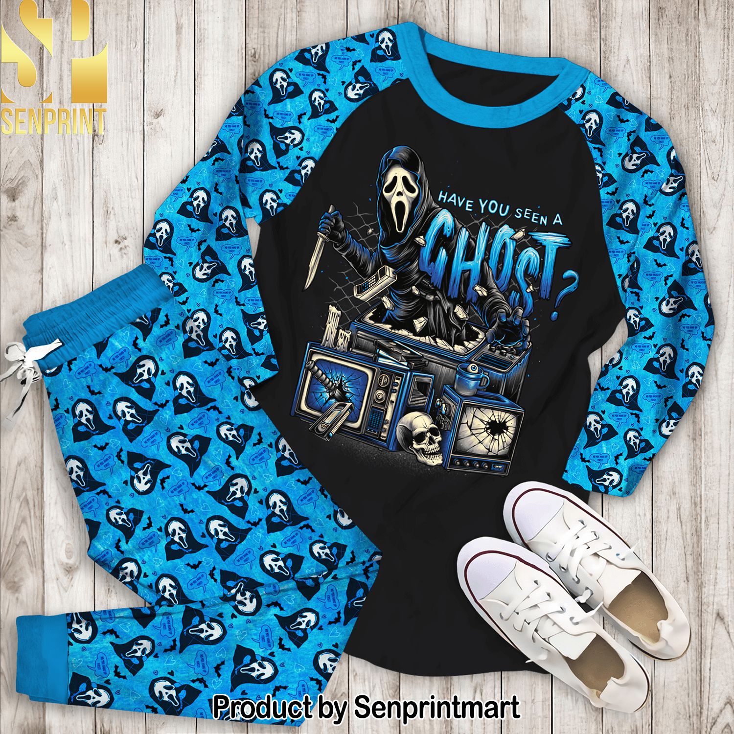 Have You Seen Ghost All Over Printed 3D Pajamas Set