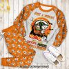 Just a Woman who love Snoopy, Steelers and halloween Full Printing Unisex Pajamas Set