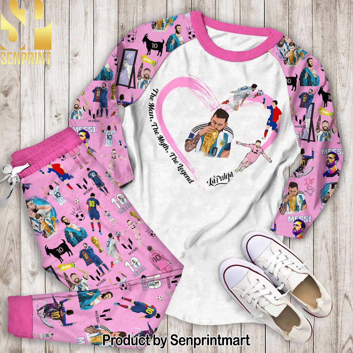 Messi The Legend Amazing Outfit Pajamas Set