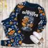 Mickey Mouse Pumpkin Halloween Patriots Classic Full Print Pajamas Set