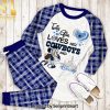 Mickey Mouse This Girl Loves Her New England Patriots And Disney Full Printed Unisex Pajamas Set