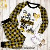 Mickey Mouse This Girl Loves Her New England Patriots And Disney Full Printed Unisex Pajamas Set