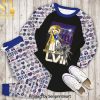 New York Giants Transfer Full Printing Classic Pajamas Set