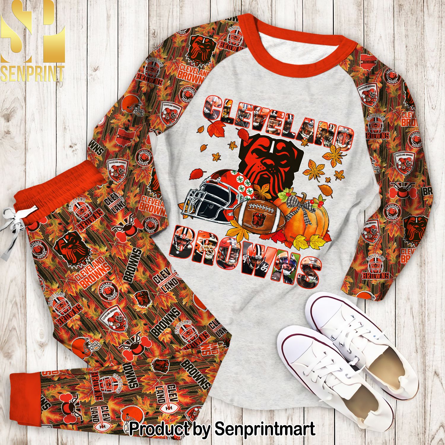 NFL Cleverland Browns Classic Pajamas Set