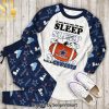 NFL Dallas Cowboys Mickey Merry Christmas All Over Printed Classic Pajamas Set