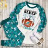 NFL Miami Dolphins Mickey and Friends Very Mery Christmas Party Awesome Outfit Pajamas Set