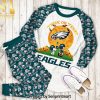 NFL Philadelphia Eagles Snoppy Classic All Over Print Pajamas Set