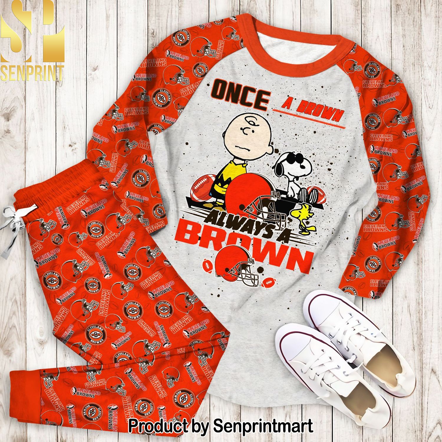 Once A Brown Always A Brown Full Print 3D Pajamas Set