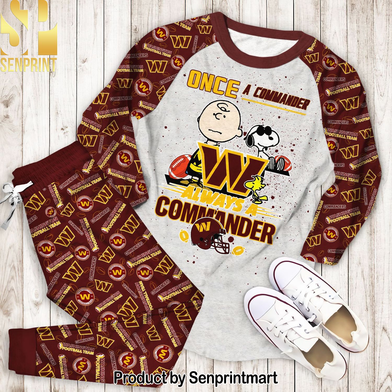 Once A Commander Always A Commander 3D Full Printed Pajamas Set