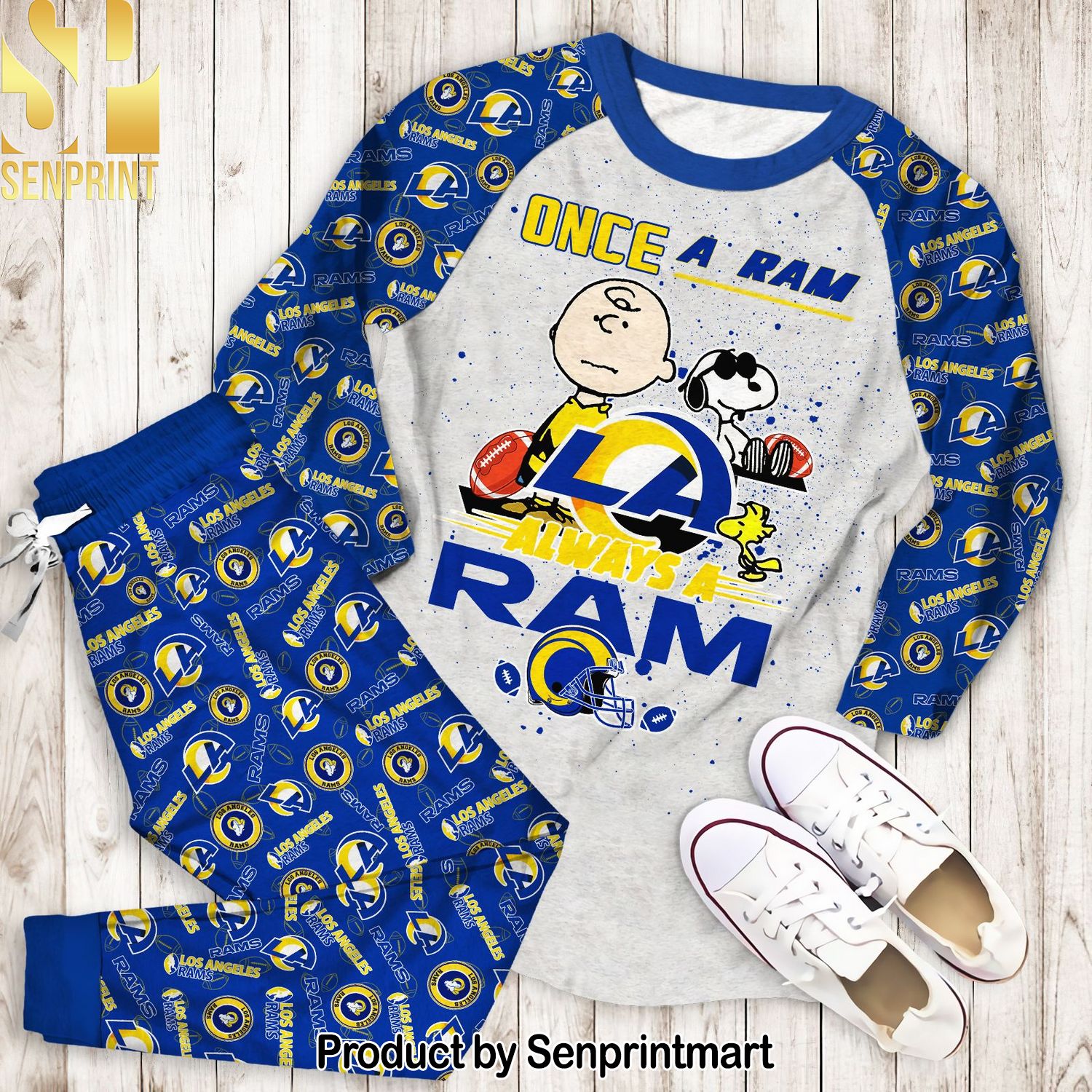 Once A Ram Always A Ram Unisex All Over Printed Pajamas Set