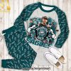 Pink out Cancer Philadelphia Eagles Classic Full Print Pajamas Set