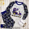 Snoopy Atlanta Falcons Christmas All Over Print Unisex Pajamas Set