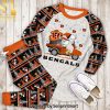 Snoopy Chicago Bears Christmas All Over Printed 3D Pajamas Set