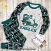 Snoopy New York Jets Christmas Unisex Full Printing Pajamas Set