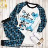 This Girl Loves Her Chicago Bears And Disney Unisex Pajamas Set