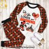 This Girl Loves Her Cincinnati Bengals And Disney All Over Printed Unisex Pajamas Set