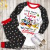 This Girl Loves Her Washington Commanders And Disney All Over Print Unisex Pajamas Set