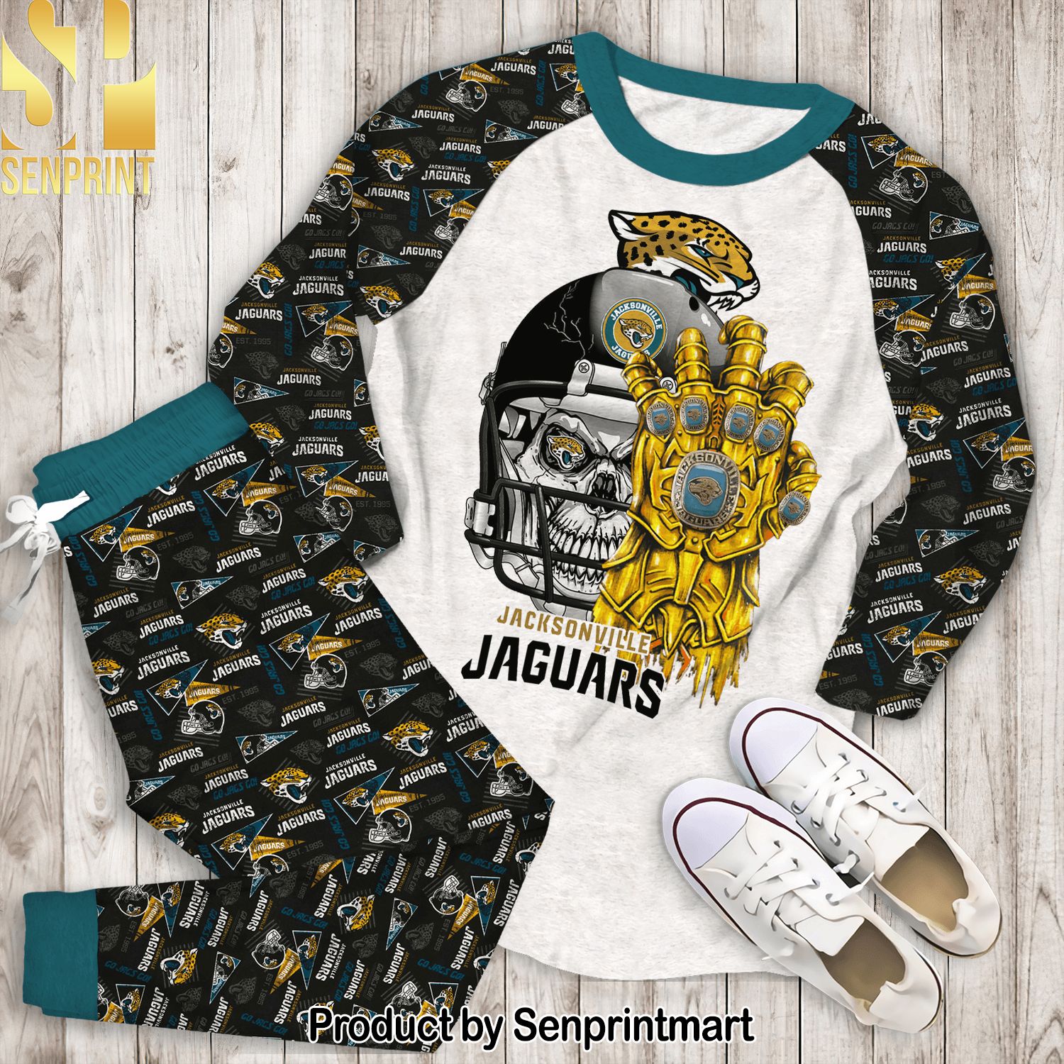 World Champion Jacksonville Jaguars Awesome Outfit Pajamas Set