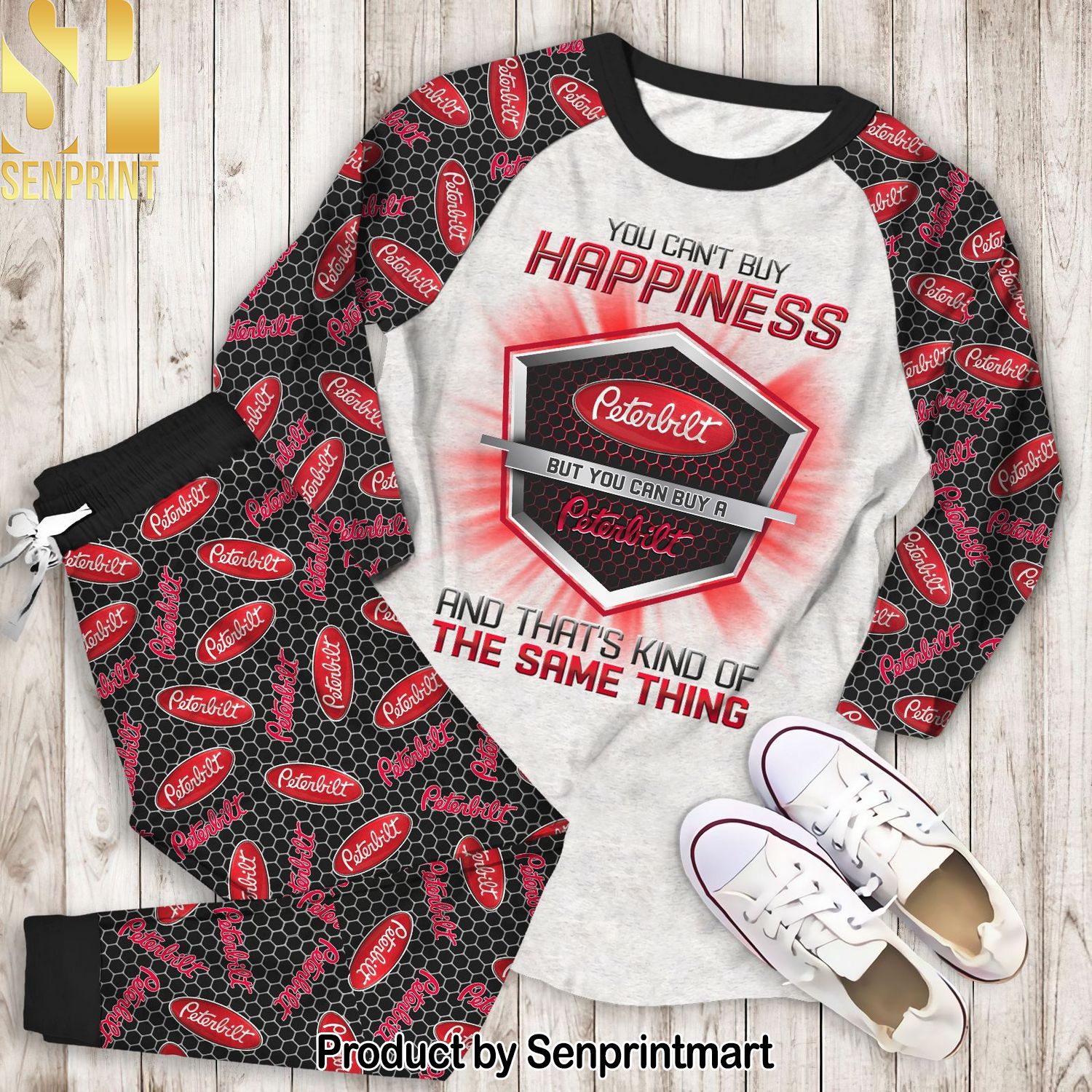 You Can’t Buy Happiness But You Can Buy a Peterbilt Classic Pajamas Set