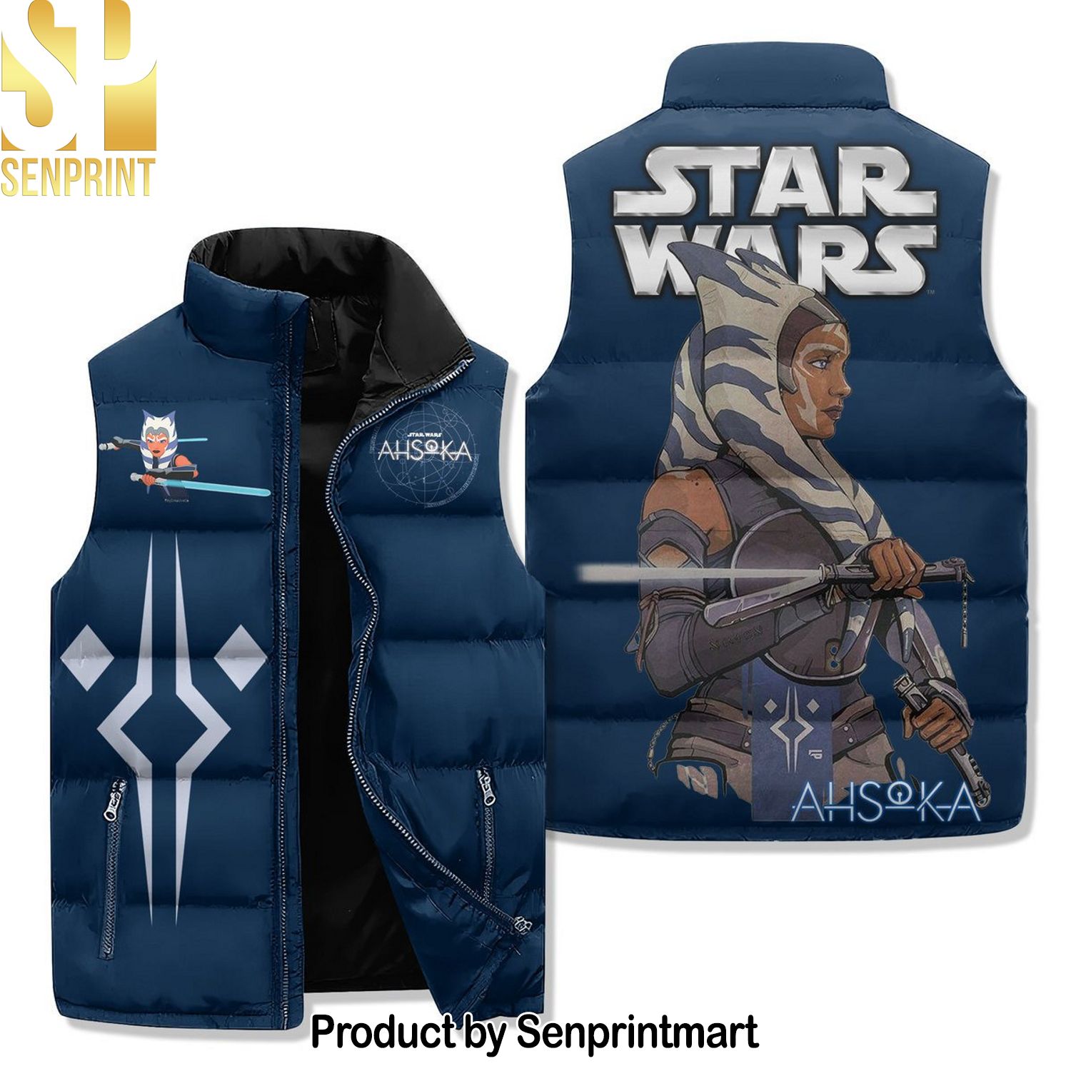 Ahsoka Star Wars Movie New Style Sleeveless Jacket