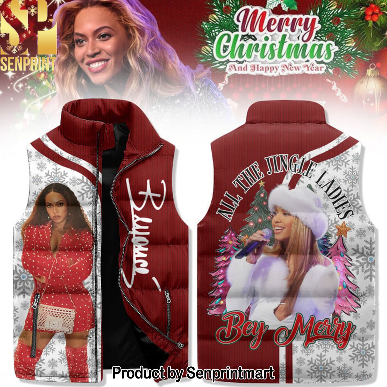 Beyonce Music 3D New Outfit Sleeveless Jacket