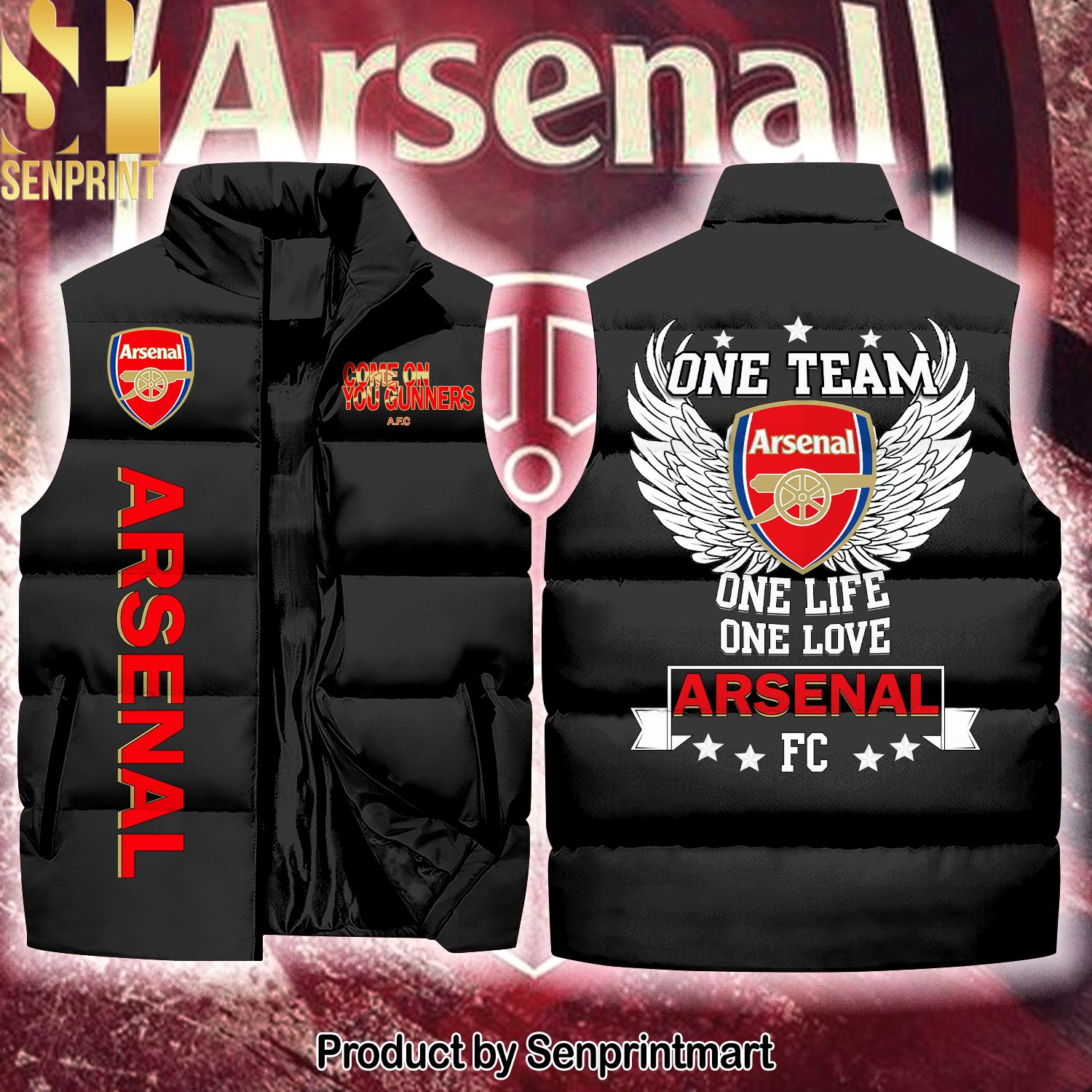 English Premier League Arsenal New Fashion Sleeveless Jacket